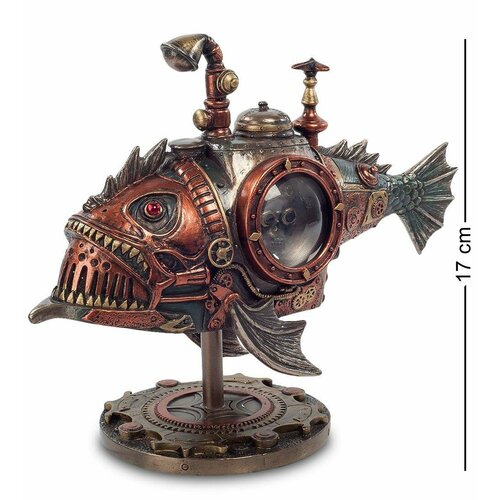 Статуэтка в стиле Стимпанк Рыба A2070577 Veronese, Полистоун