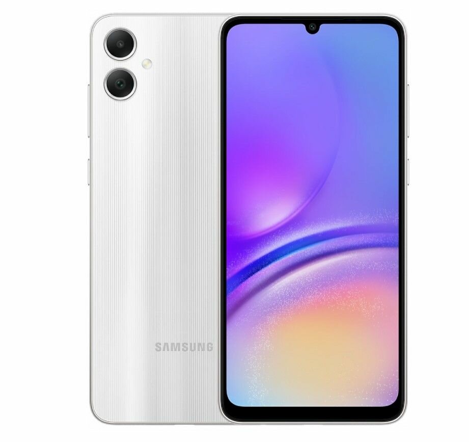 Смартфон Samsung Galaxy A05 4/128Gb Серебристый