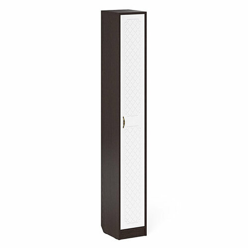 Прихожая П-6-350 Пенал цвет венгефасады МДФ белое дерево фрезеровка ромб 8400₽