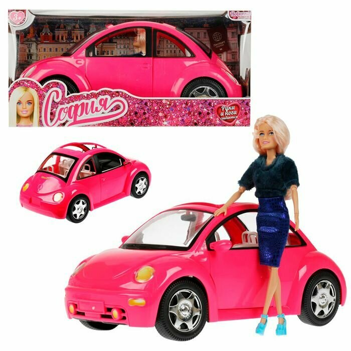 Кукла София с машиной 66001-CAR-S-BB