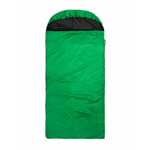 Спальный мешок туристический 230х90 см водонепроницаемый до -20 зеленый 272200₽