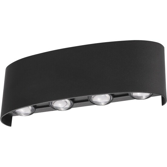 Уличный настенный светильник Uniel ULU-P20B-8W/4000K IP65 BLACK