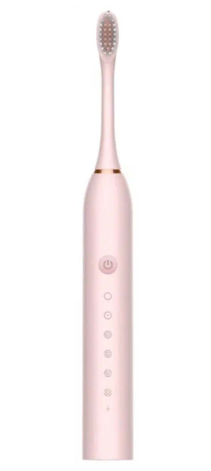 Ультразвуковая зубная щетка Sonic X-3 Toothbrush, pink, 4 насадки, IPX7, 42 тыс. пульсаций, розовая — фото 1