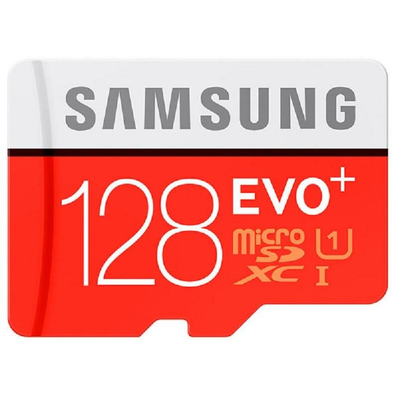 Карта памяти Samsung EVO Plus microSDXC 128Gb UHS-I Cl10 +ад, MB-MC128GA/RU