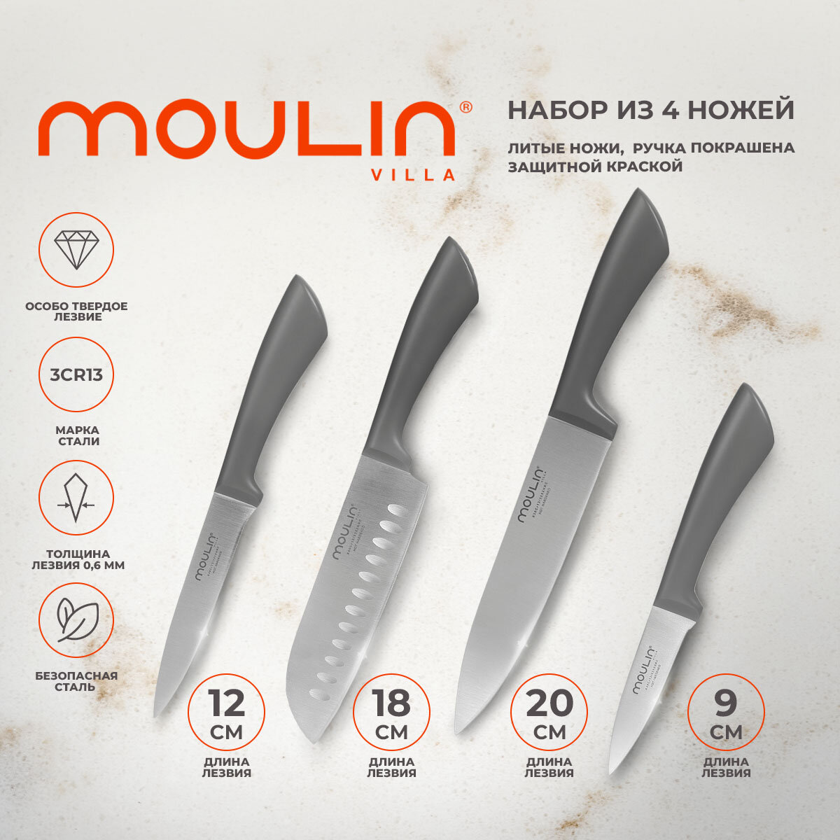 Ножи moulin керамические — купить по низкой цене на Яндекс Маркете