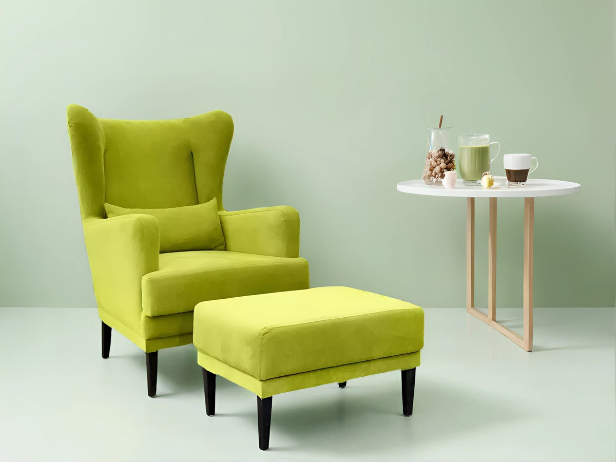 фото Кресло и пуф Центр Мебель Комплект