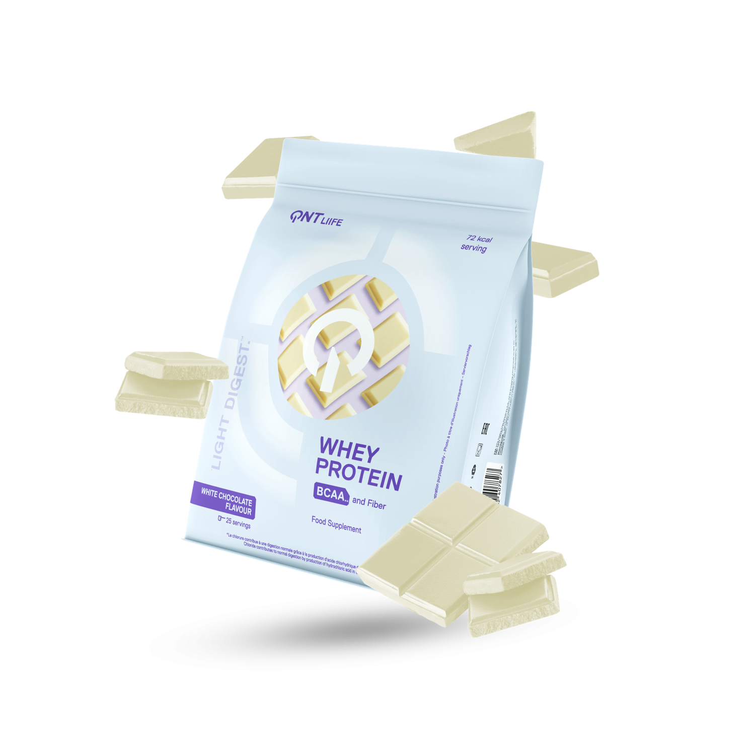 QNT Light Digest Whey Protein 500g White Chocolate / "Лайт Дайджест Вей Протеин" 500г Белый шоколад