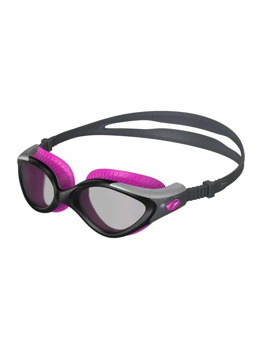Очки для плавания SPEEDO Futura Biofuse Flexiseal, 8-11314B980A, дымчатые линзы, фиолеовая оправа