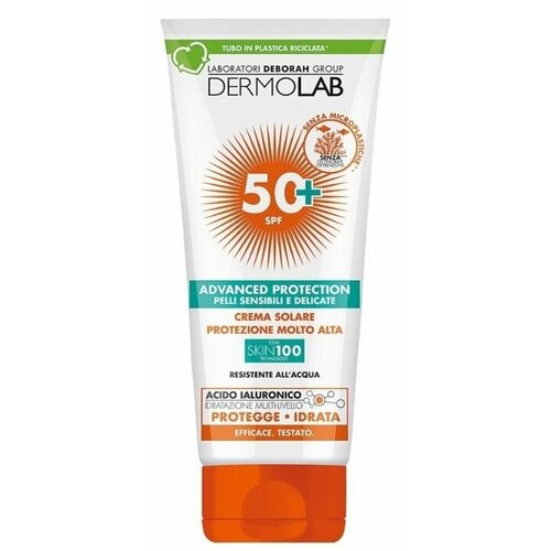 Солнцезащитный крем для лица и тела с высокой степенью защиты Deborah Dermolab Advanced Protection Sun Cream, SPF 50, 200 мл
