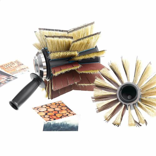 Набор DE-TERO для шлифовки бревна, набор де-теро для шлифования сруба из бревна, блок-хауса