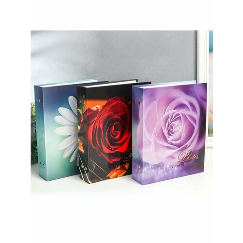 Фотоальбом на 200 фотографий Цветочная 1119₽