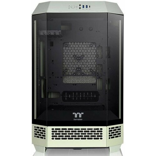 Корпус Thermaltake The Tower 300 Matcha Green без БП mATX 11x120mm 5x140mm 2xUSB3.0 1xUSB3.1 audio bott PSU