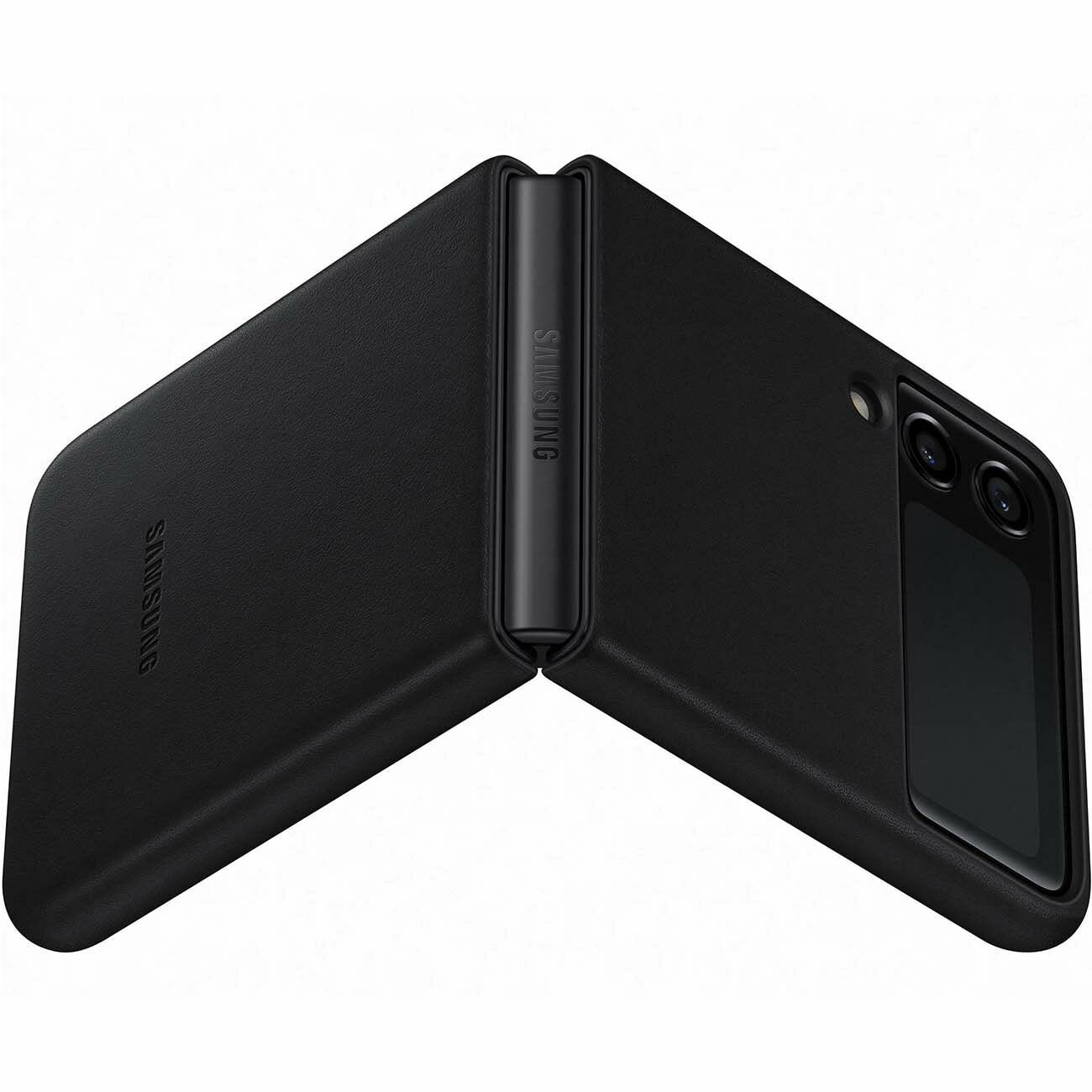 Чехол Samsung Galaxy Z Flip3 Leather Cover Black