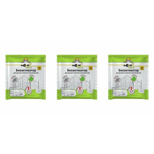 Nadzor Биоактиватор для дачных туалетов и септиков Garden порошок 30 г 3 уп 491₽