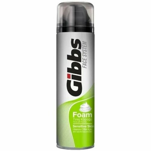Gibbs Пена для бритья Sensitive для чувствительной кожи 200 мл