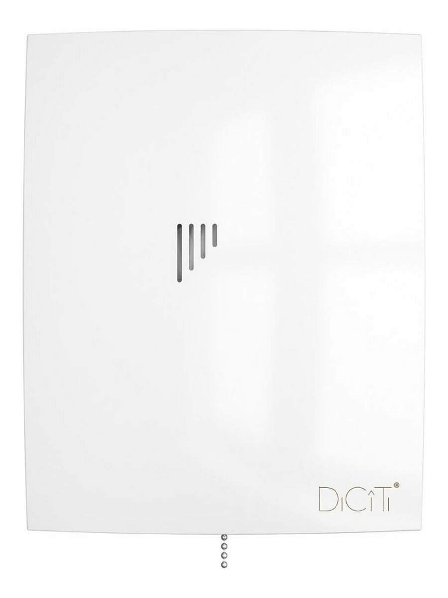 Вентилятор накладной DICITI BREEZE-5C-02, D125 мм обр. клапан тяг. выкл.