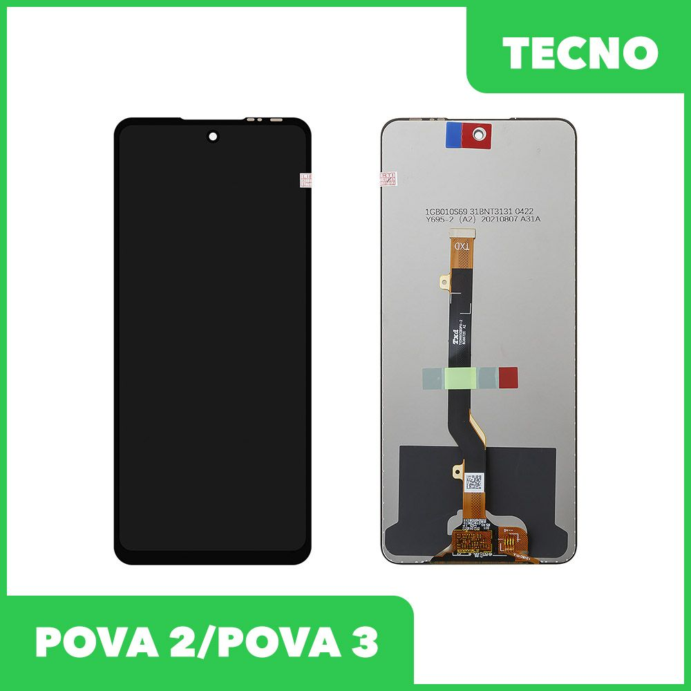 Дисплей для Tecno POVA 2/POVA 3 с тачскрином, 100% оригинал