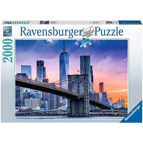 Пазл Ravensburger Горизонт Нью-Йорка, 2000 дет. 16011 пазлы ravensburger пазл вид нью йорка 500 элементов