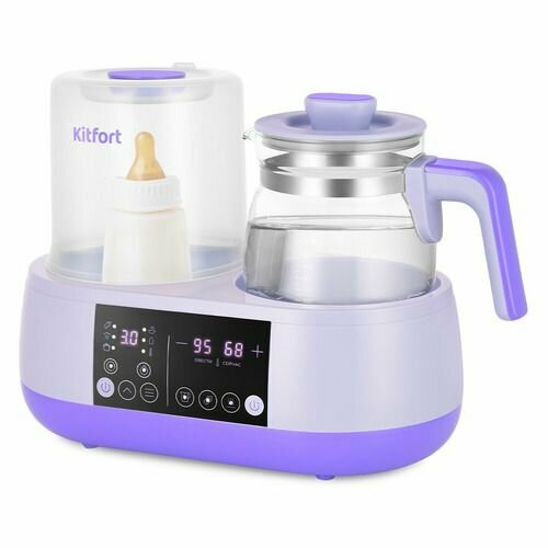 Чайник электрический KitFort КТ-2327 1200Вт сиреневый 845200₽