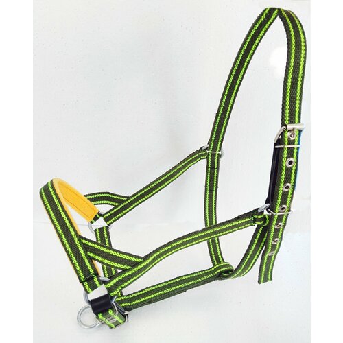 Недоуздок для лошади из брезента с флисом