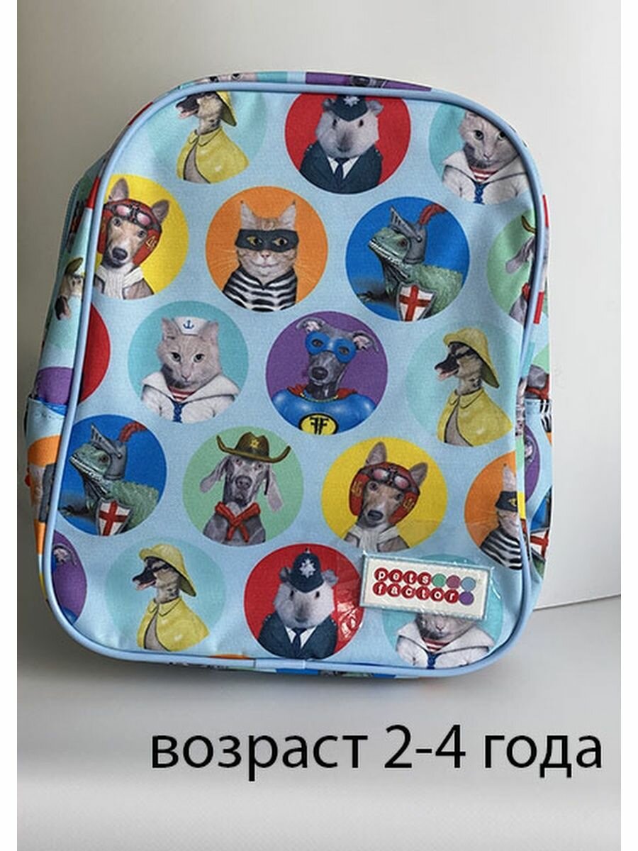 Рюкзак дошкольный для девочки "Жизнь домашних животных"