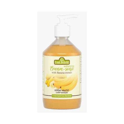 FRUIT DELIGHT Крем-мыло жидкое смягчающее Банан 500 мл 564₽