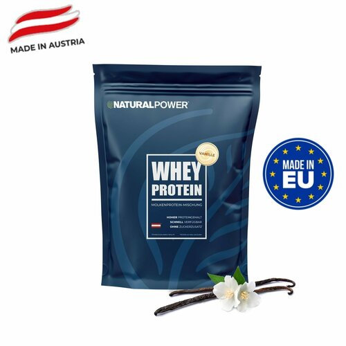 Сывороточный протеин Natural power 1000 гр Ваниль, Австрия