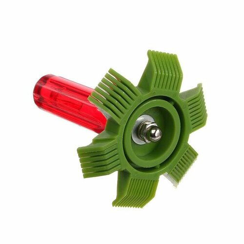 Щетка автомобильная КНР Для чистки сот радиатора 6 рабочих секторов 499₽