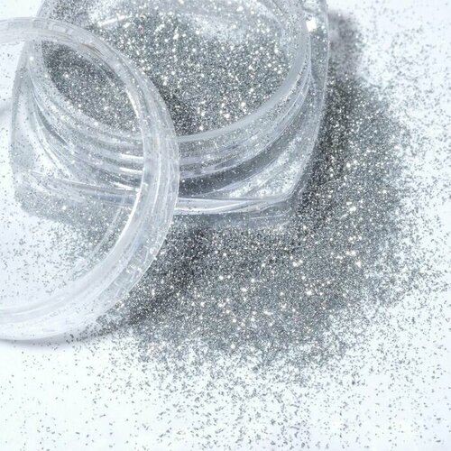 Блёстки для ногтей Свет светоотражающие мелкие цвет серебристый 500₽