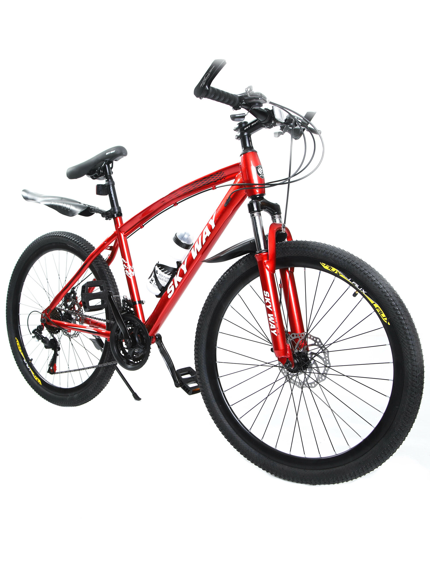 Подростковый велосипед SKY WAY, 24" колеса. Красный