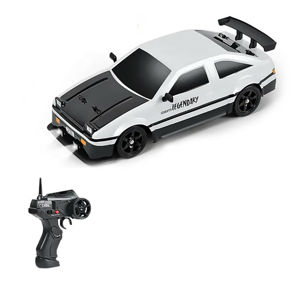 Радиоуправляемая машина для дрифта HB Toyota AE86 (4WD, свет, пар, акб, 1:16) - SC16A03-1