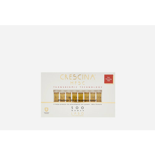 Ампулы для роста волос Crescina, Transdermic Re-Growth 500 Woman 20мл