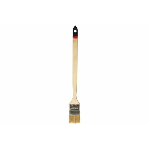 color expert 81675002 кисть радиаторная угловая светлая смешанная щетина деревянная ручка 50мм Кисть радиаторная STAYER EURO, светлая натуральная щетина, деревянная ручка, 50мм