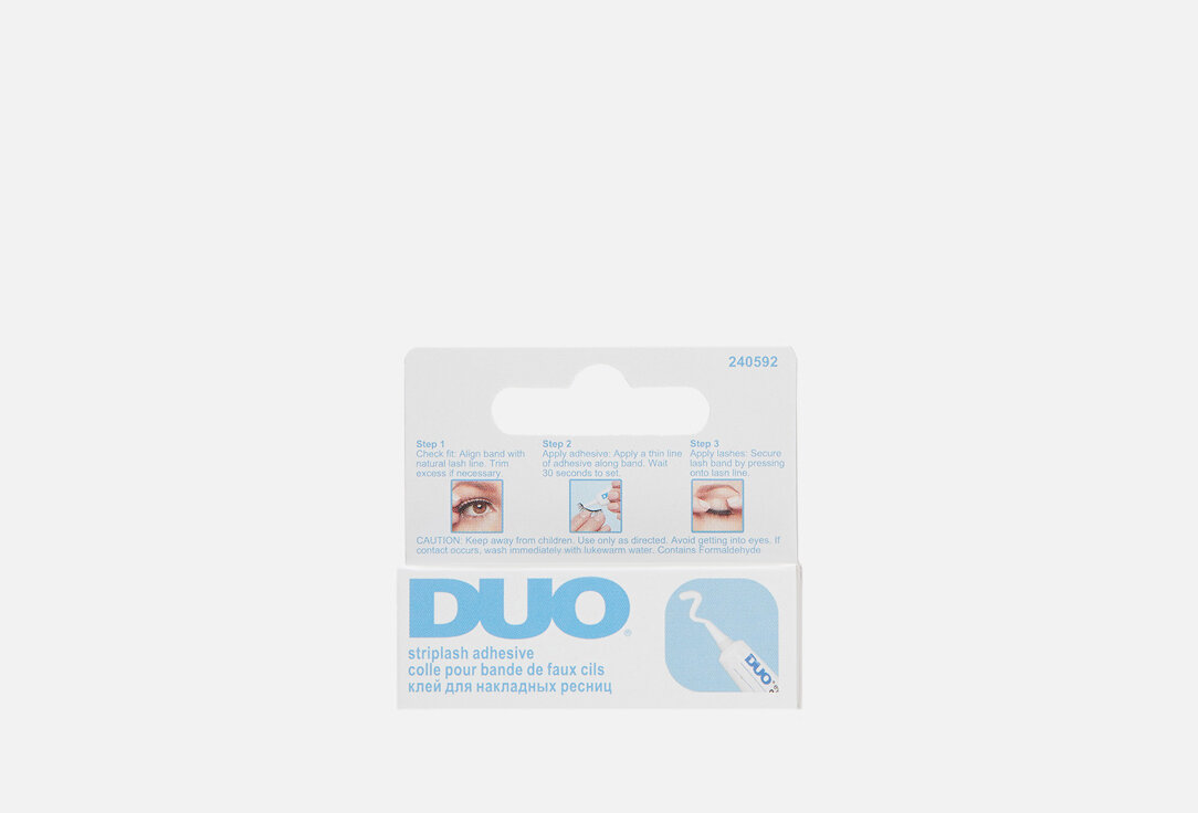 Клей для накладных ресниц Duo, Eyelash Adhesive Clear-White 1шт