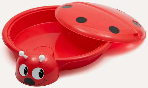 Изображение товара Песочница с крышкой ZebraToys Божья коровка (19-0015)