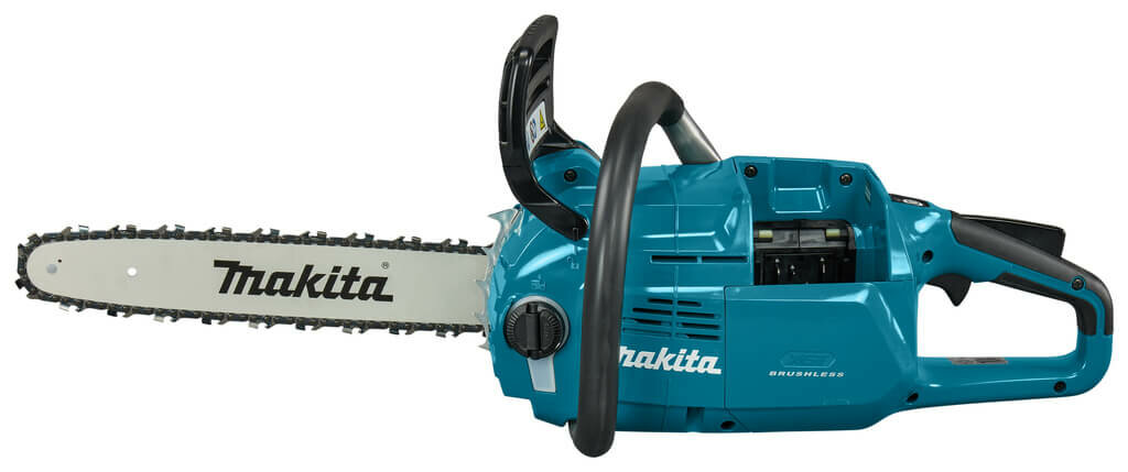 Пила цепная аккумуляторная Makita XGT, 40 В, 1600 Вт, 14"/35 см, 3/8",1.3 мм, 25,5 м/с, без АКБ и ЗУ, - фото №3