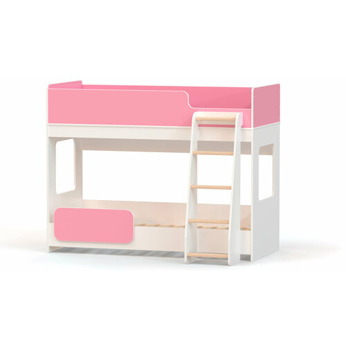 Кровать двухъярусная Ridgimmi 42 белый розовый 26822₽
