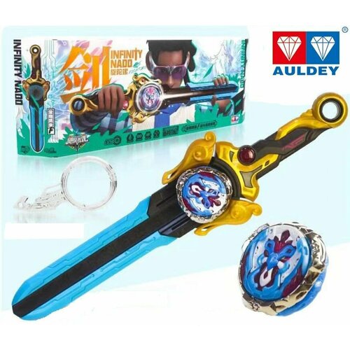 Волчок AULDEY. Инфинити Надо. Эпик Лончер Пауэр Gold Phoenix (Мерцающий Феникс)