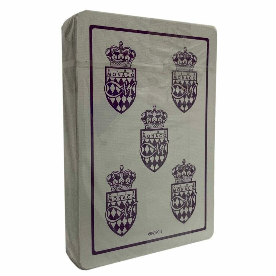 Карты для покера "Fournier club Monaco", фиолетовая рубашка, гофрокартон, 54