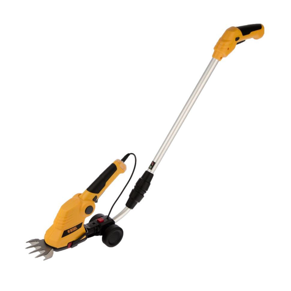 фото Ножницы-кусторез с телескопической штангой аккумуляторные G801E с акк. 7,2В Li-Ion 1,5 Ач Denzel 96815