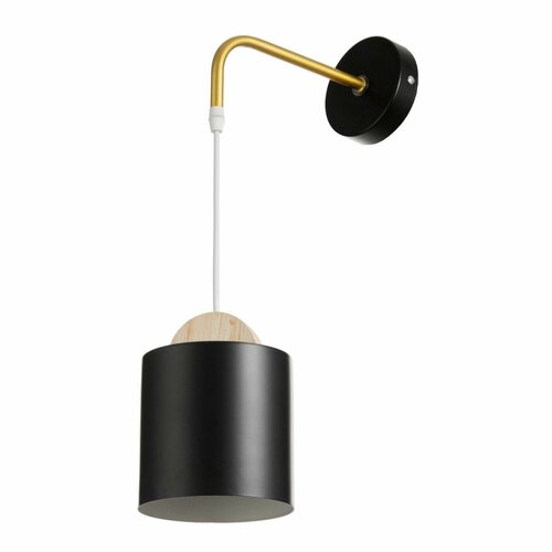 Бра Кристер Е27 40Вт черный 2950₽