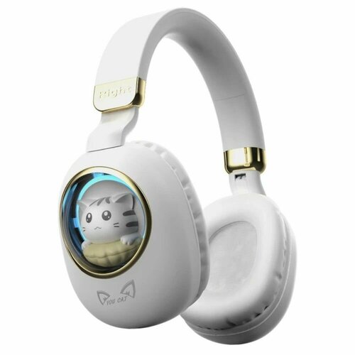 YOU CAT - B4 Space Cat белые Беспроводные наушники космический котик с подсветкой 229900₽