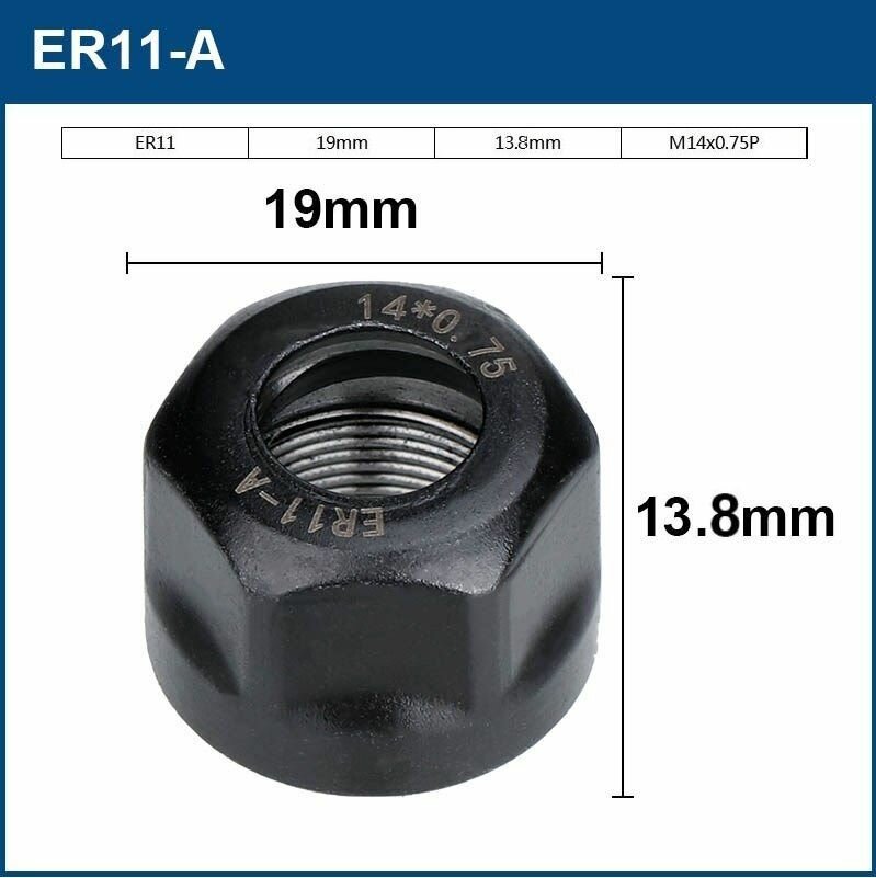 фото Гайка для патрона станка ЧПУ ER11-A