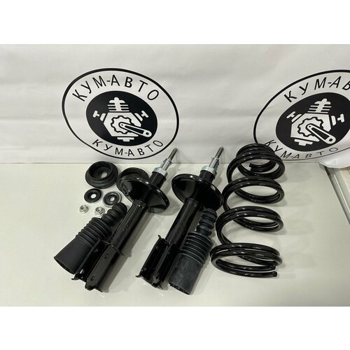 Передние амортизаторы с пружинами опорами и подшипниками Рено Логан Renault Logan 2004-2014 Just Drive 22990₽