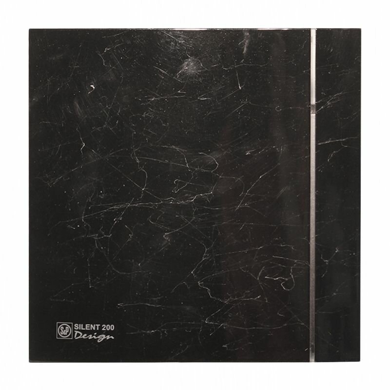 Вентилятор SILENT-200 CZ MARBLE BLACK DESIGN-4C (220-240V 50HZ) RE