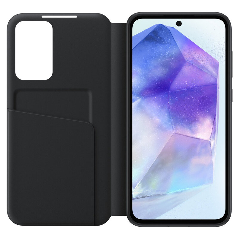 Чехол для Samsung Galaxy A55 Smart View Wallet Black EF-ZA556CBEGRU