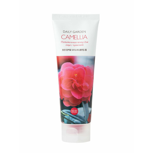 Holika Holika очищающая пенка для лица с камелией Daily Garden Camellia Moisture Cleansing Foam from Tongyeong, 120 мл, 144 г