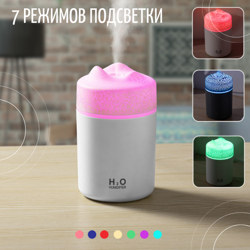 Увлажнитель воздуха настольный аромадиффузор увлажнитель воздуха с эффектом вулкана и пламени объем 300 мл ночник увлажнитель для воздуха 55000₽