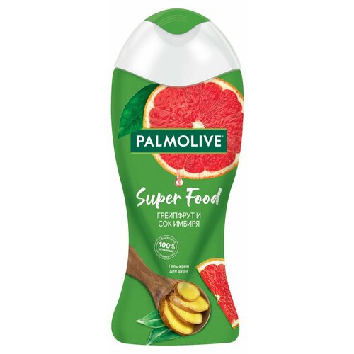 Palmolive, Гель-крем для душа Super Food Грейпфрут и сок имбиря, 250 мл гель крем для душа palmolive super food грейпфрут и сок имбиря 250 мл 260 г