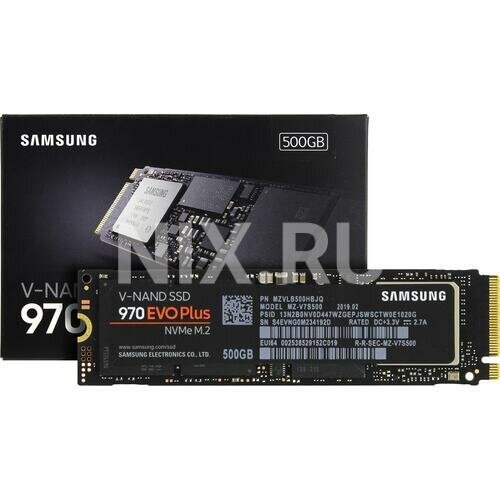 SSD Samsung 970 EVO Plus 500 Гб MZ-V7S500BW